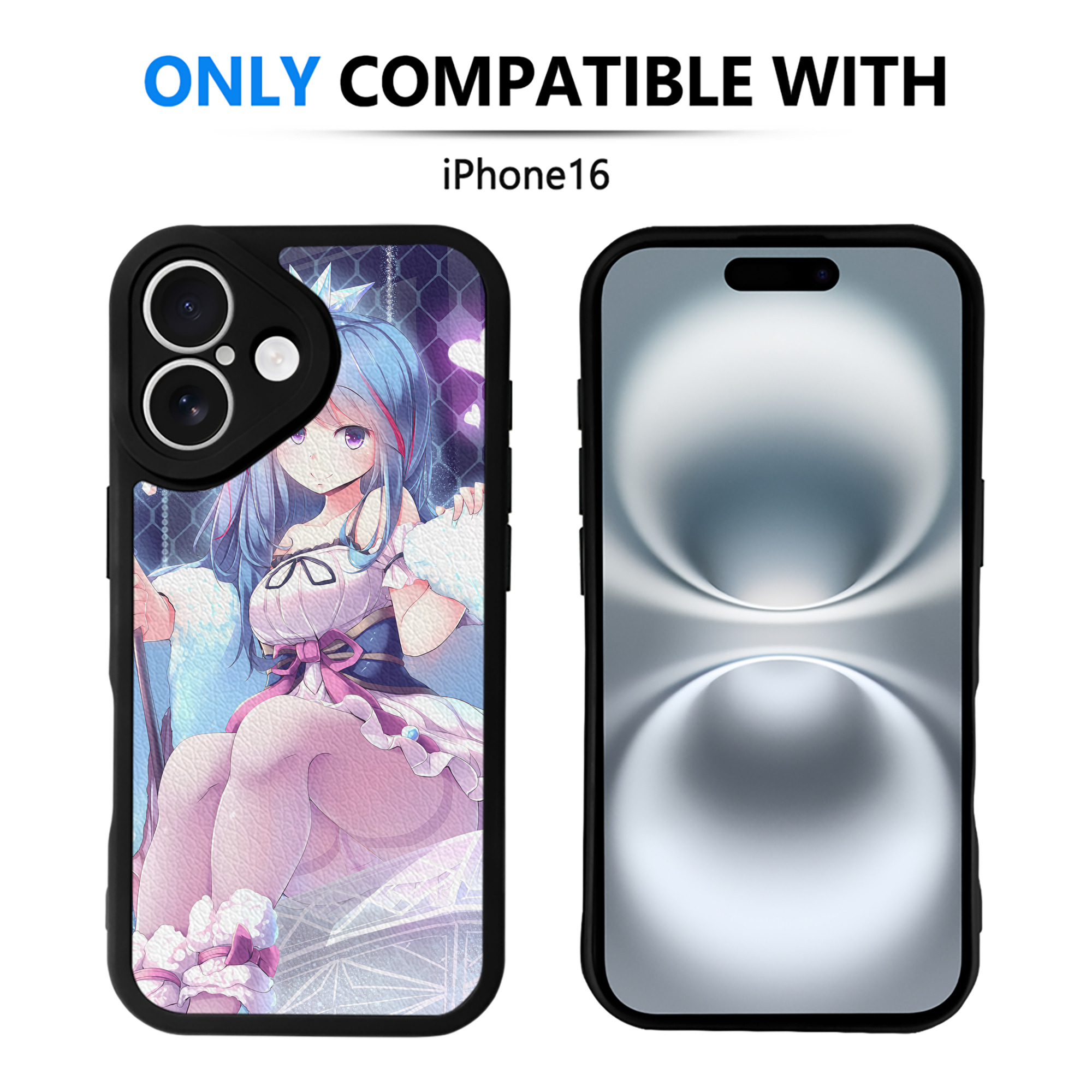 （画像用） 遊☆戯☆王 Yu-Gi-Oh! 【iPhone 16シリーズ対応】シリコンスマホケース（レザー調） 材質：シリコン